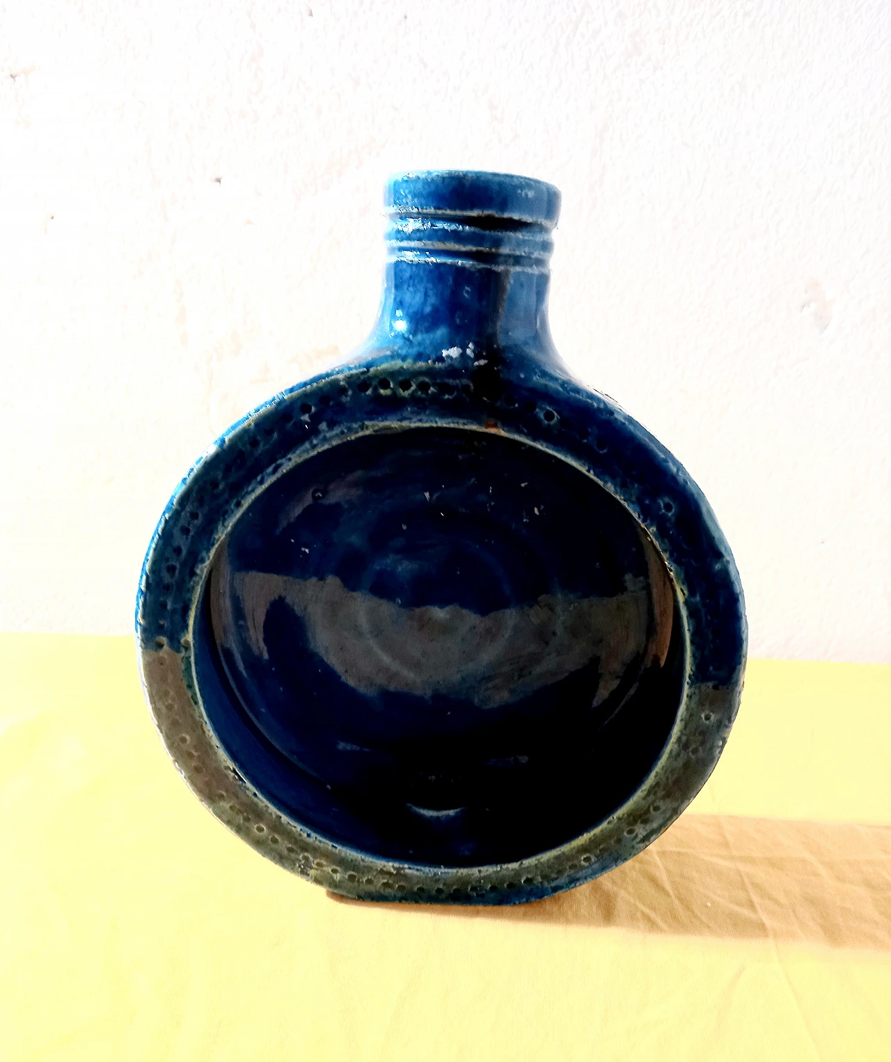 Portacandela Rimini Blu di Aldo Londi per Bitossi, anni '60 2