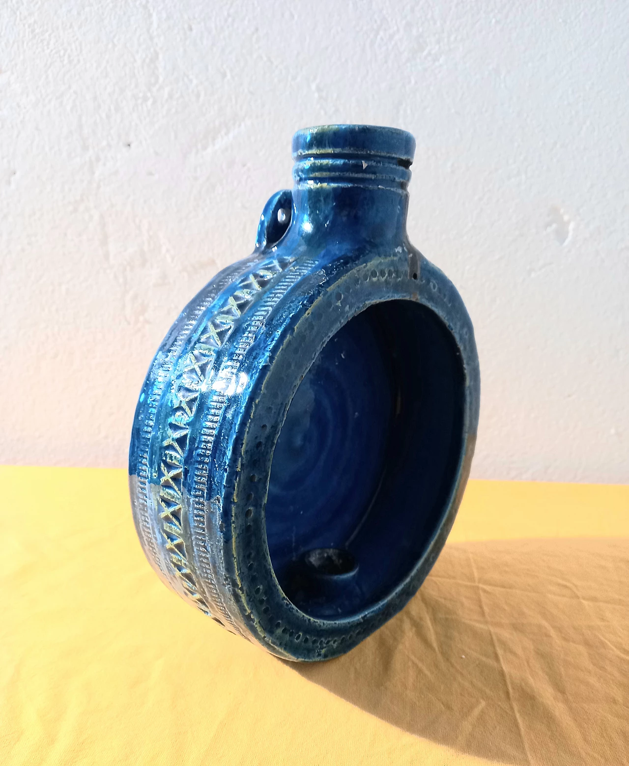 Portacandela Rimini Blu di Aldo Londi per Bitossi, anni '60 3