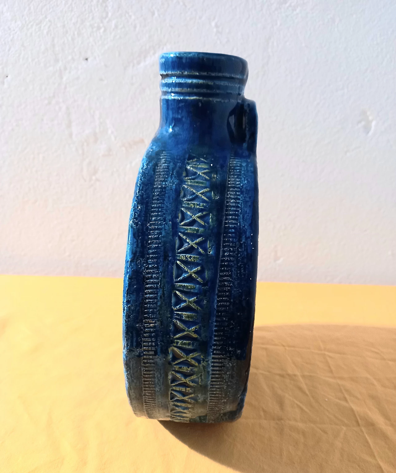 Portacandela Rimini Blu di Aldo Londi per Bitossi, anni '60 4