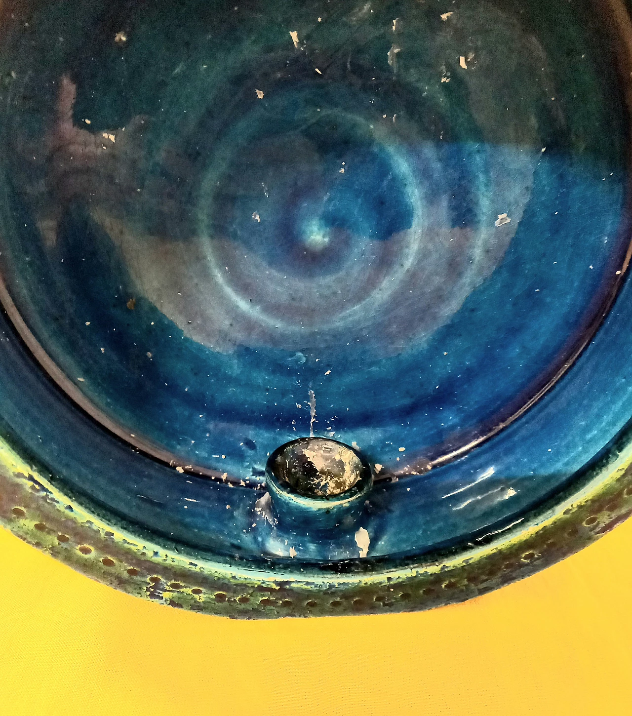 Portacandela Rimini Blu di Aldo Londi per Bitossi, anni '60 8