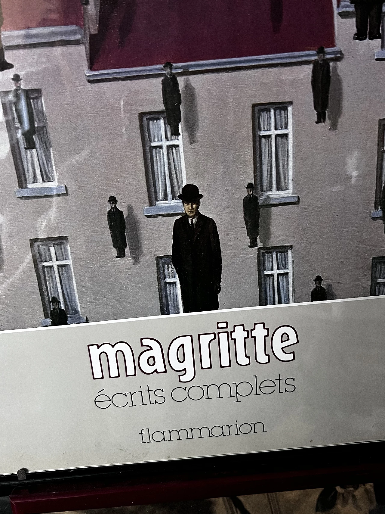 Poster for Magritte écrits complets book by Editions Flammarion, 1990s 3