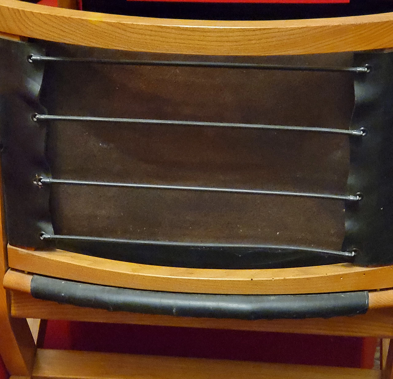 4 Wood and leather Kiu armchairs by LuxorItalia 10