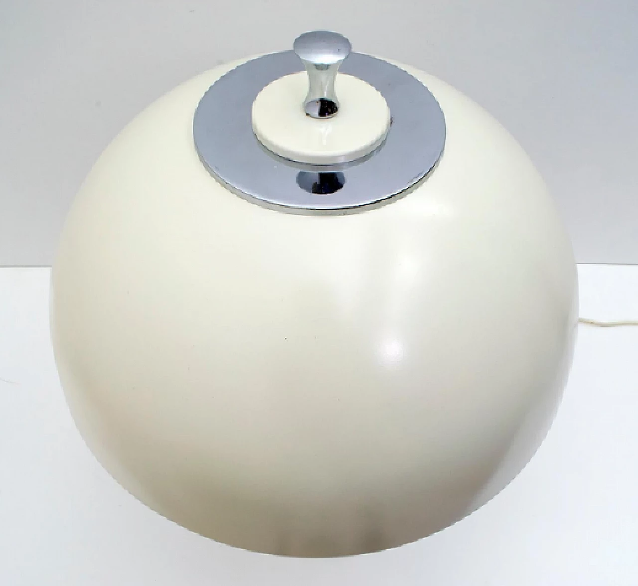 Aluminum table lamp attributed to Gaetano Sciolari, 1960s 12