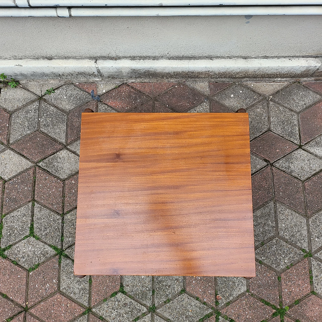 Tavolino quadrato in legno massello di Ico Parisi, anni '60 6