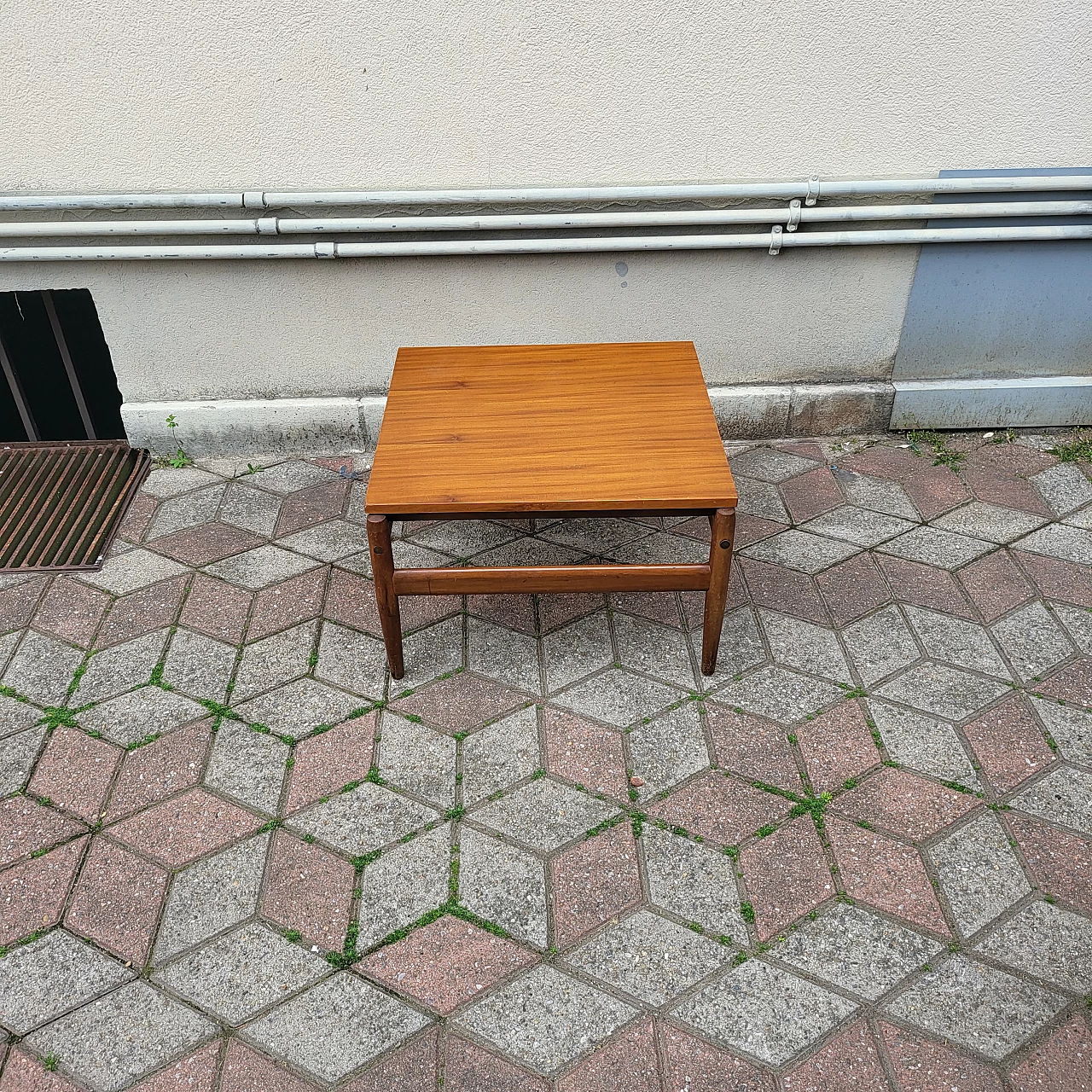 Tavolino quadrato in legno massello di Ico Parisi, anni '60 11