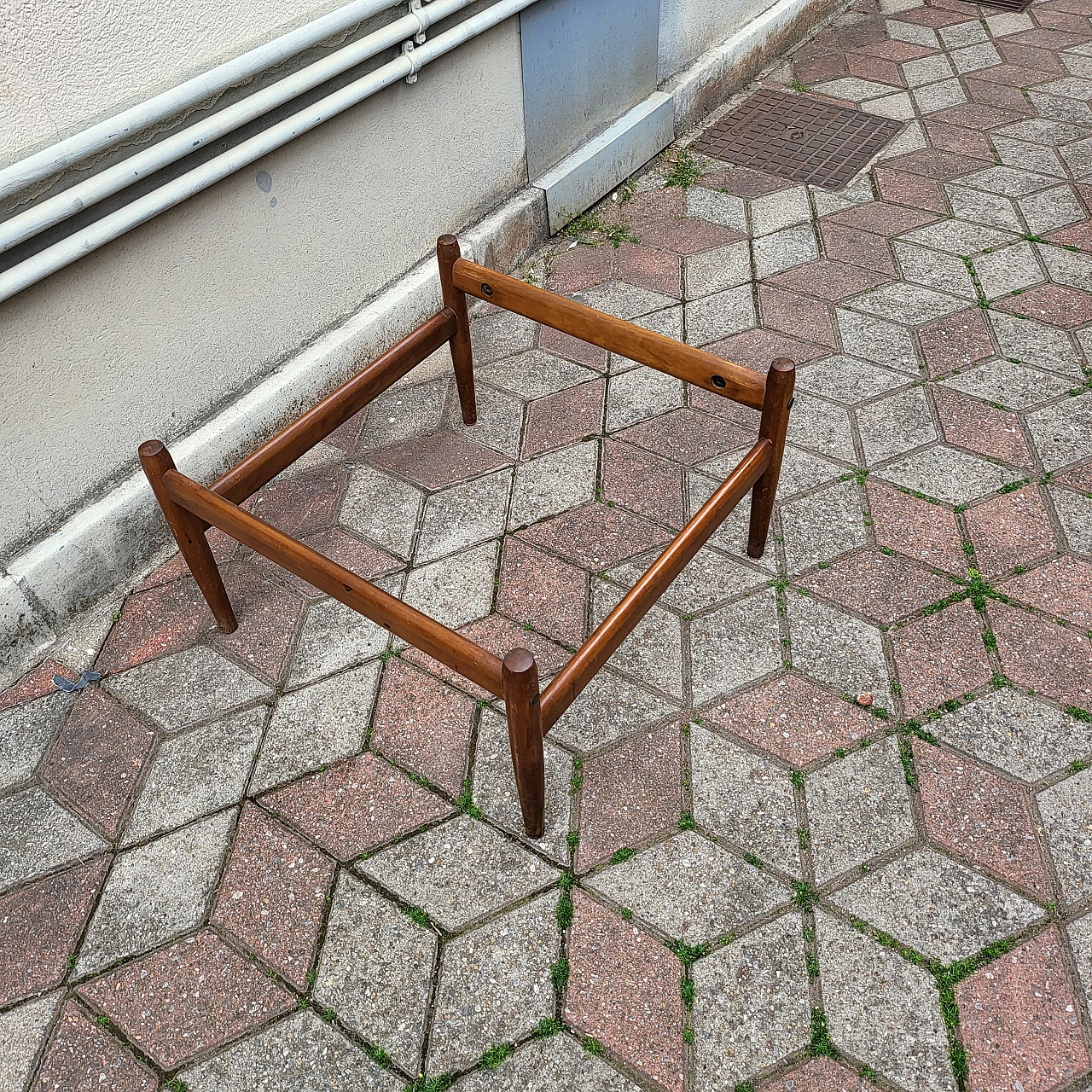 Tavolino quadrato in legno massello di Ico Parisi, anni '60 12