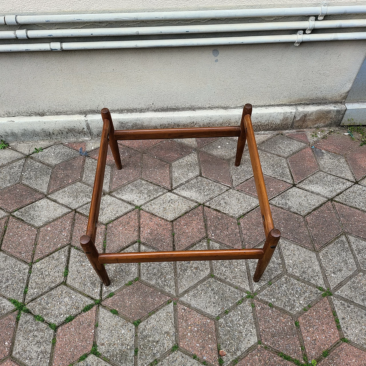 Tavolino quadrato in legno massello di Ico Parisi, anni '60 14