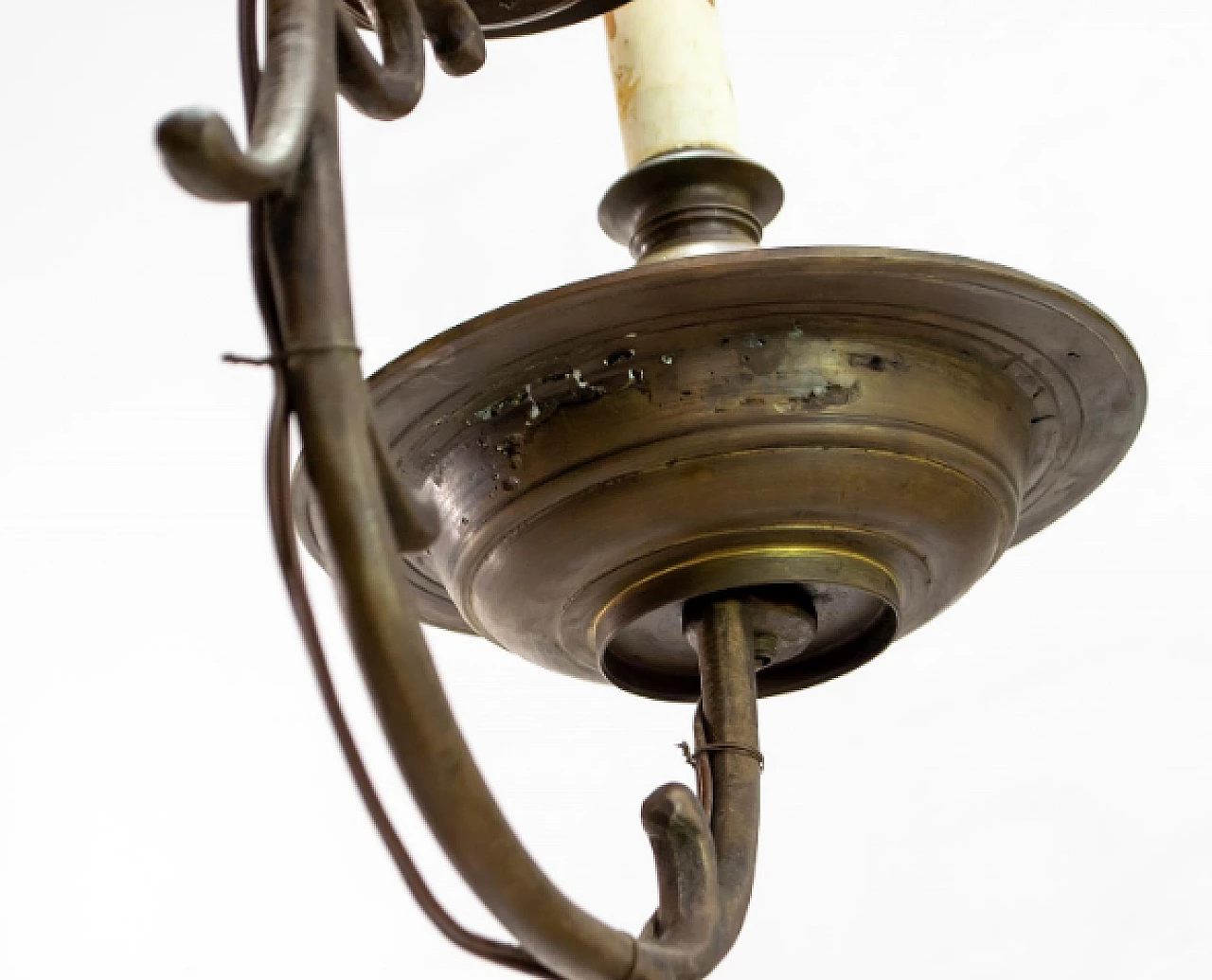 Baroque bronze chandelier, 18th century 12