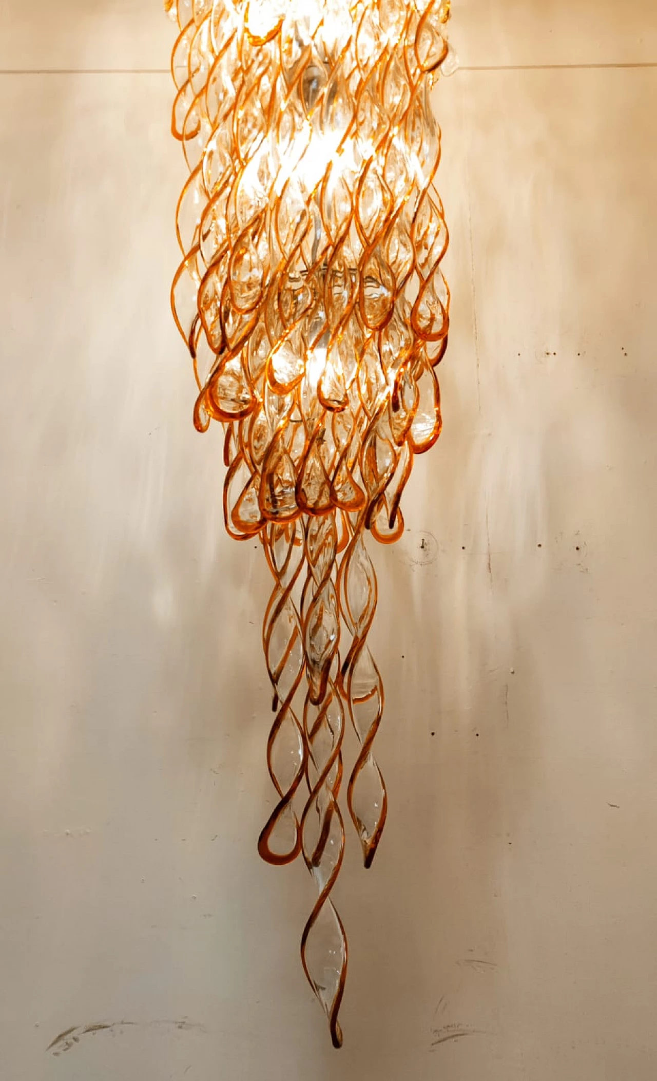 Murano glass chandelier by Aureliano Toso, 1960s 16