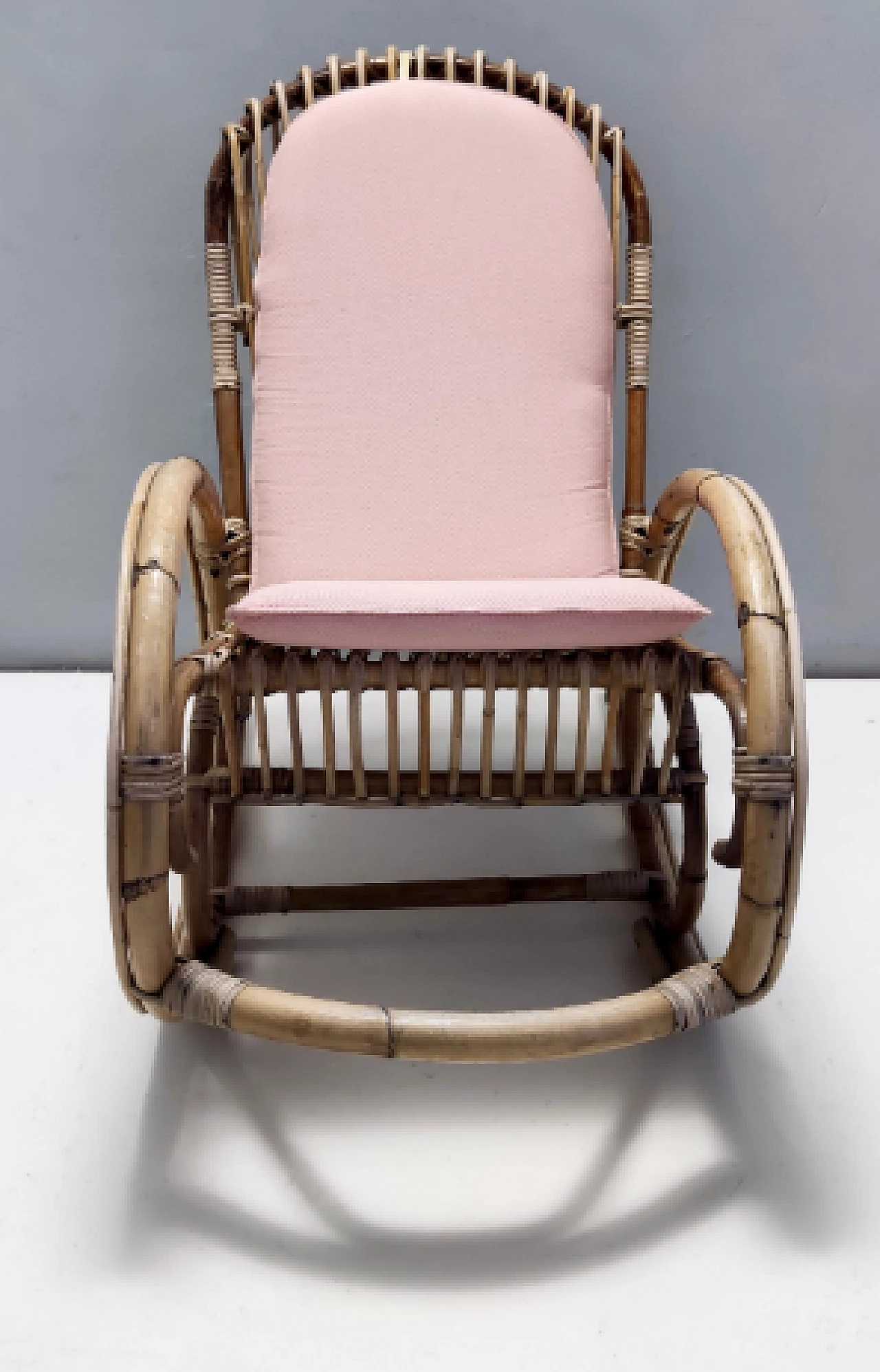 Pair of children's rocking chairs attributed to Bonacina, 1970s 7