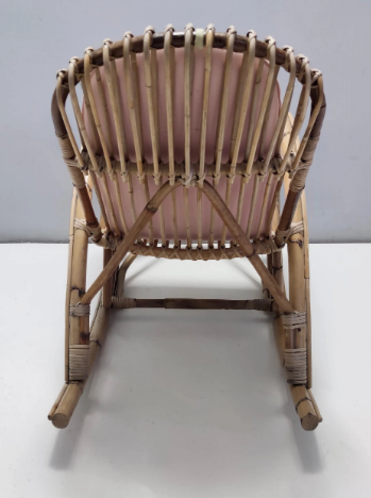 Pair of children's rocking chairs attributed to Bonacina, 1970s 10