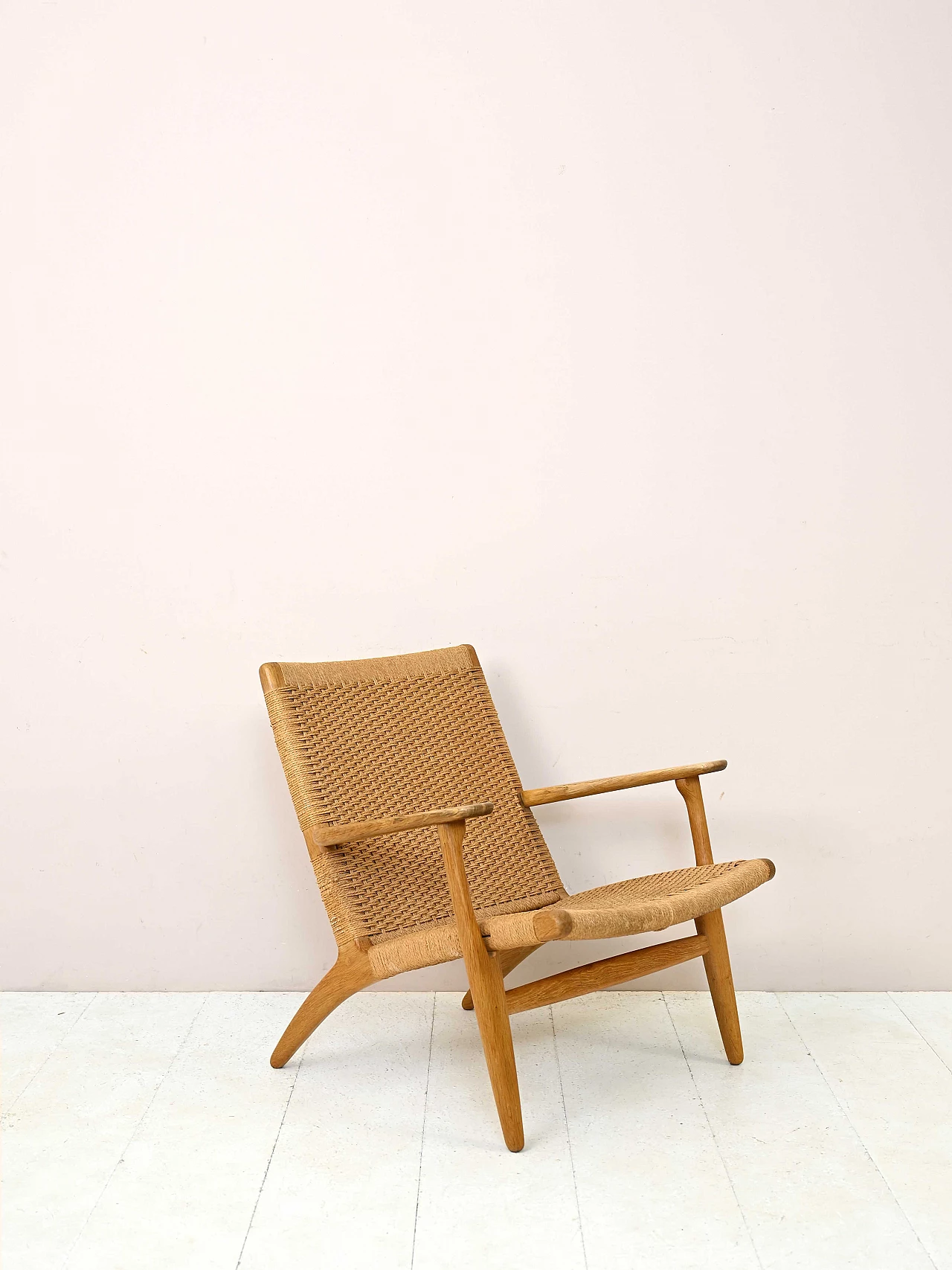 CH25 armchair by Hans J. Wegner for Carl Hansen & Son, 1950s 1