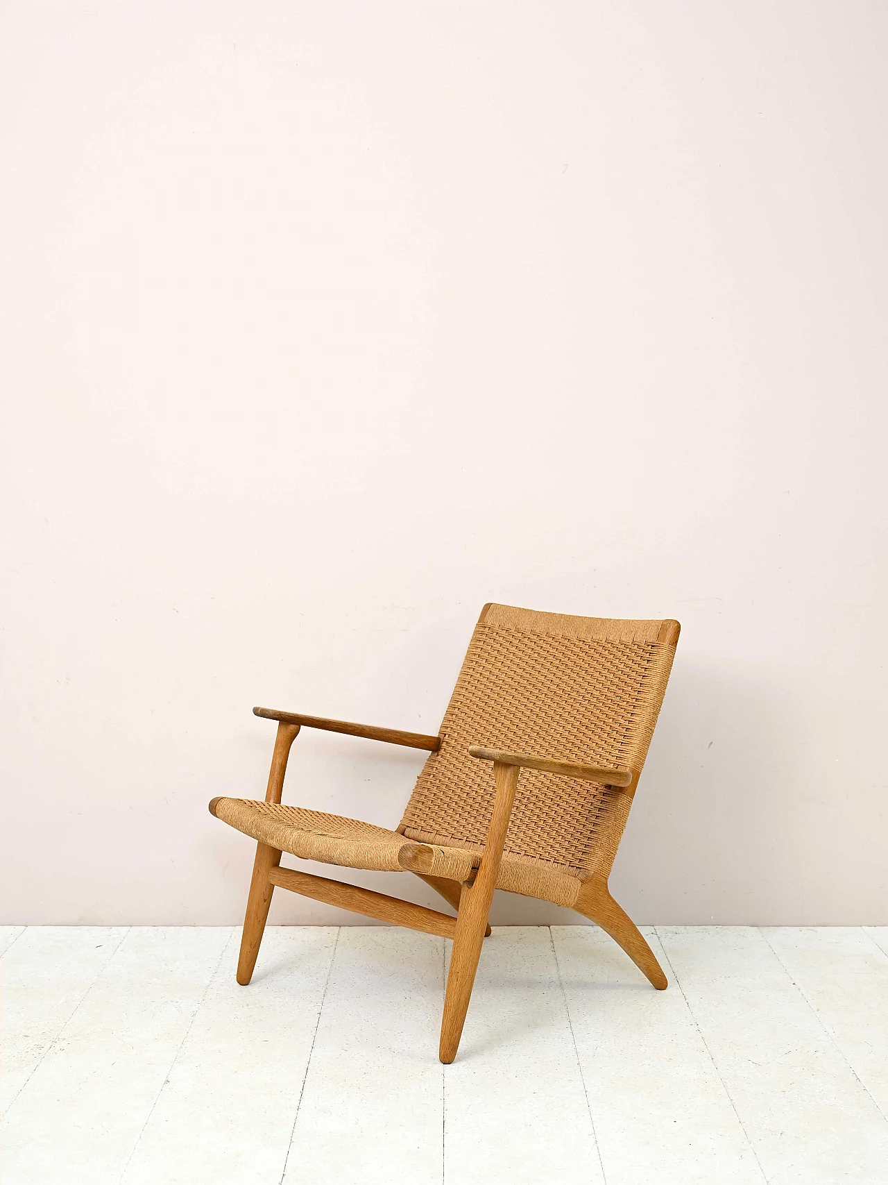 CH25 armchair by Hans J. Wegner for Carl Hansen & Son, 1950s 4