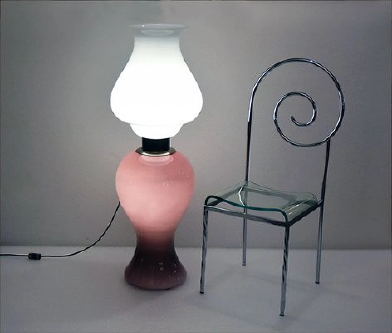 Murano glass and bronze floor lamp, 1970s 12