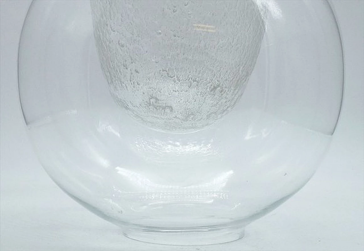 Vaso centrotavola in cristallo di Tapio Wirkkala per Iittala, anni '70 4