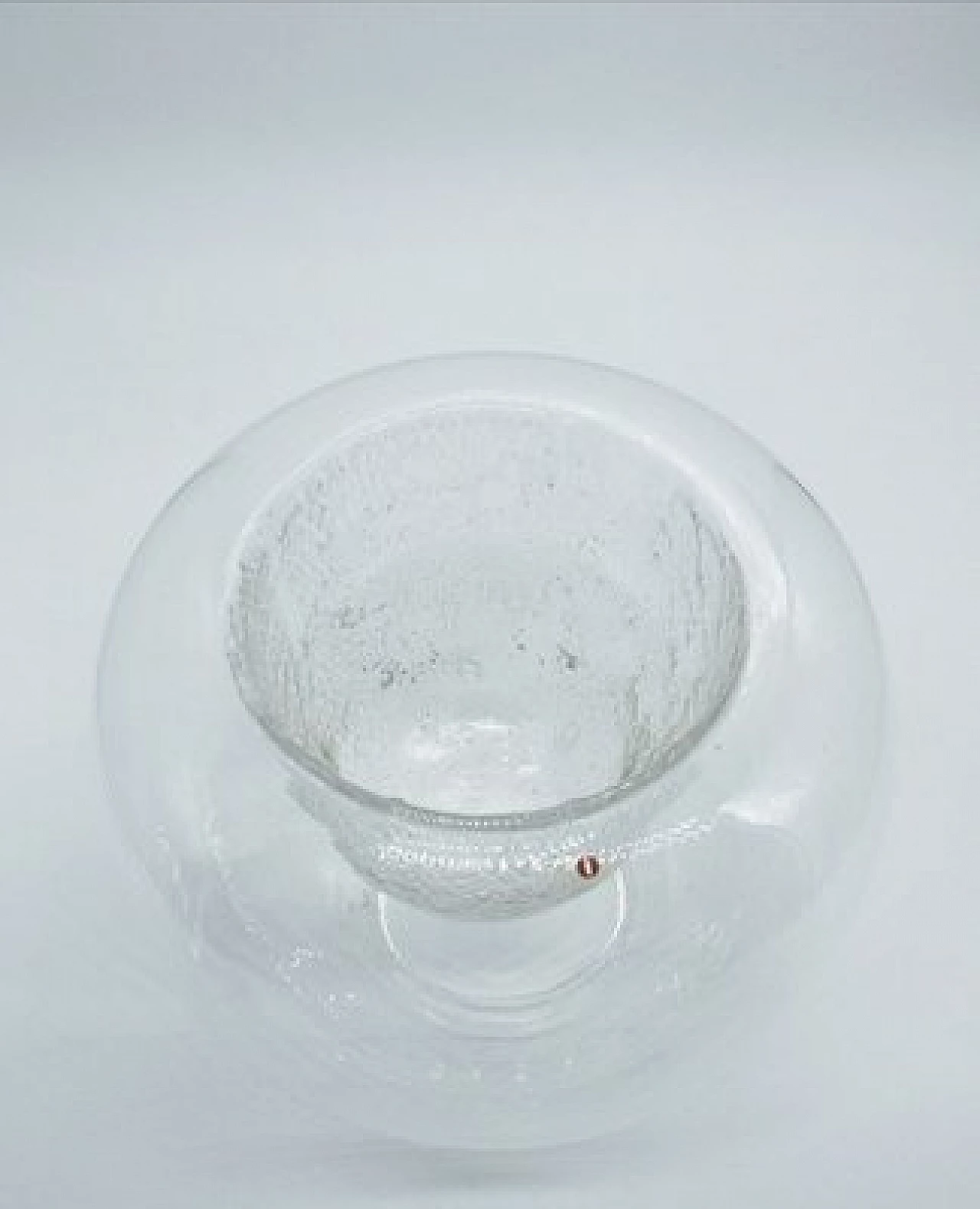 Vaso centrotavola in cristallo di Tapio Wirkkala per Iittala, anni '70 6