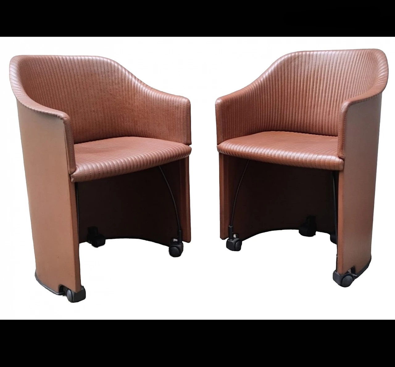 Pair of Artona 8551 armchairs by Tobia Scarpa for Maxalto, 1980s 2