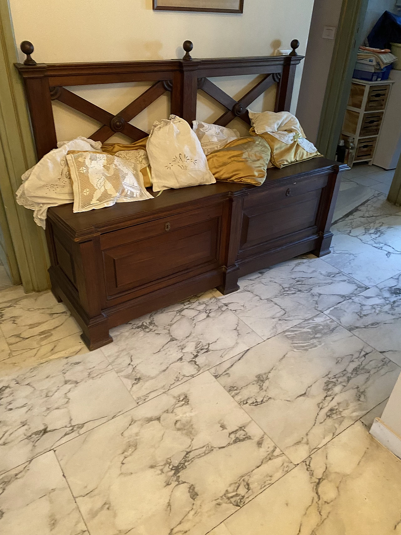 Wooden chest, 19th century 1