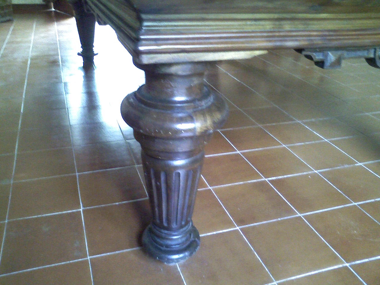 Walnut carom billiards table by Fabbrica Biliardi Rutigliani, 19th century 3