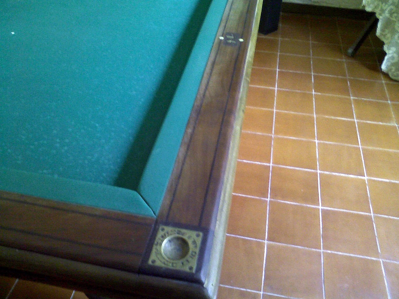 Walnut carom billiards table by Fabbrica Biliardi Rutigliani, 19th century 5