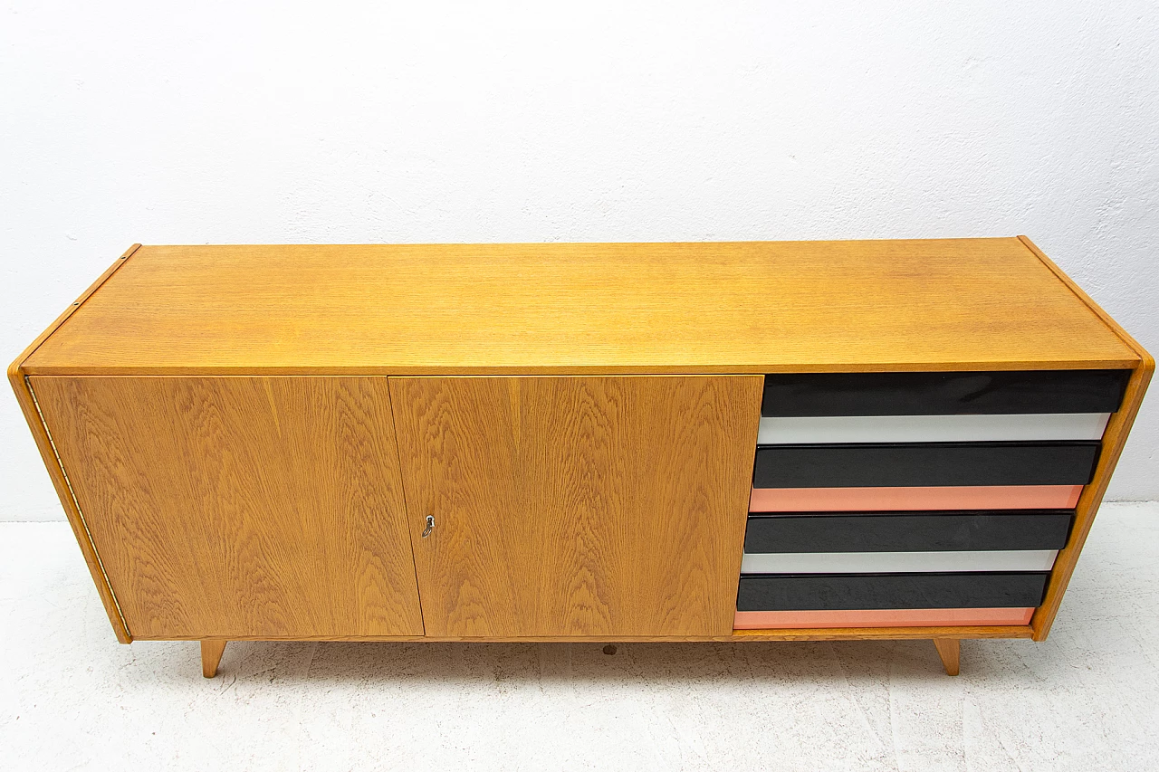 Mid Century U-460 sideboard by Jiří Jiroutek for Interiér Praha, 1960s 6