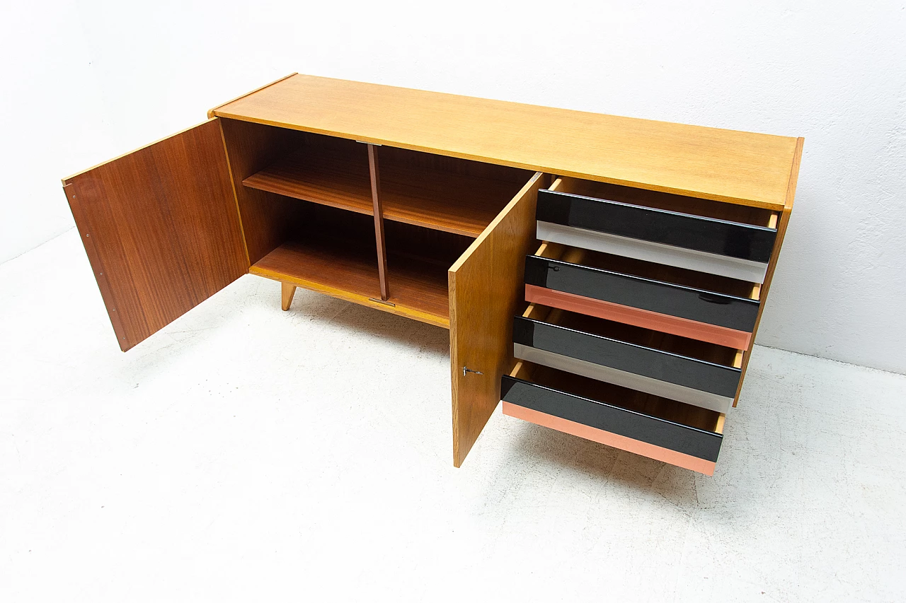 Mid Century U-460 sideboard by Jiří Jiroutek for Interiér Praha, 1960s 8