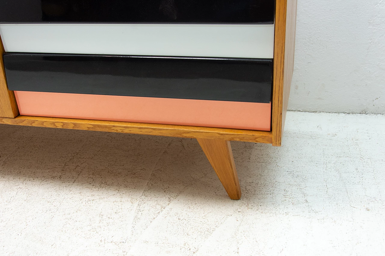 Mid Century U-460 sideboard by Jiří Jiroutek for Interiér Praha, 1960s 15