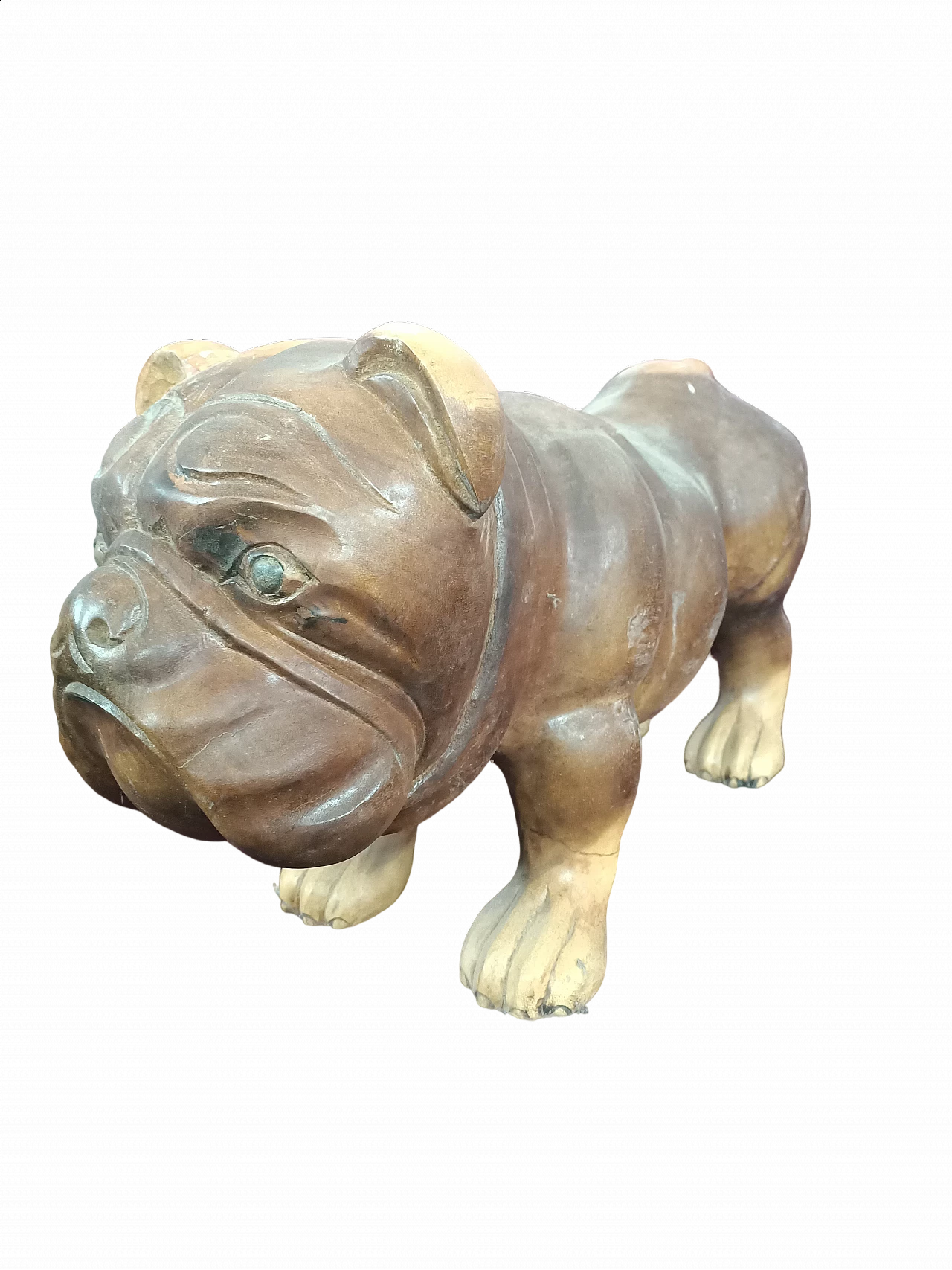 Scultura di cane in legno, anni '40 5