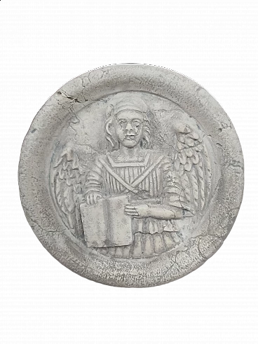 4 Istrian marble paterae with symbols of the Evangelists, 19th century