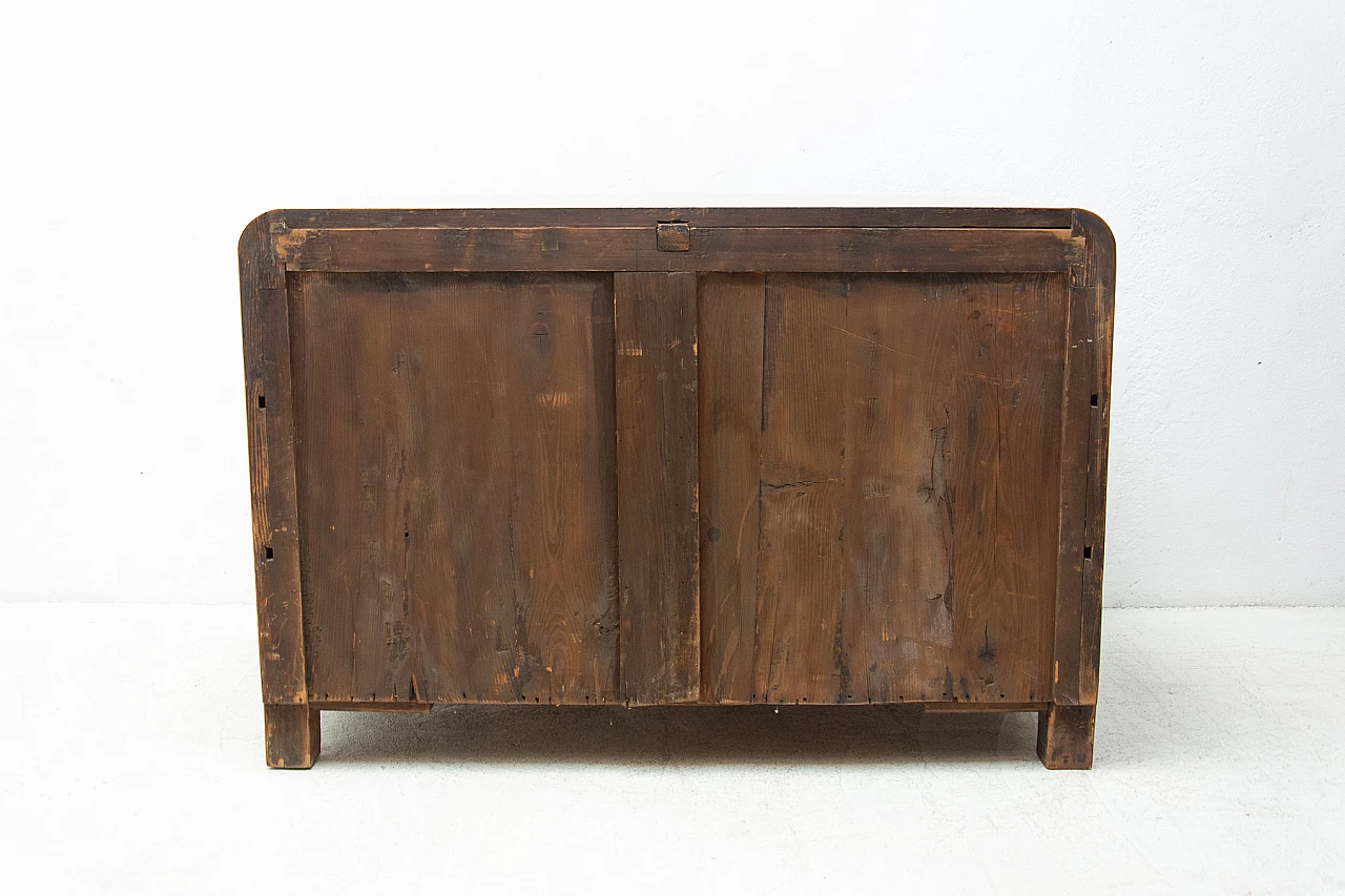 Biedermeier cherry wood dresser, first half of the 19th century 17