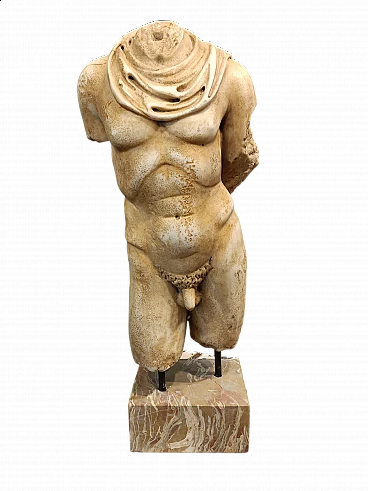 Thassos marble male bust