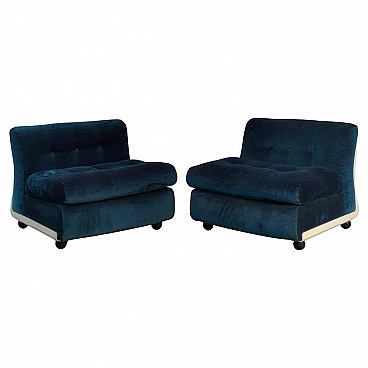 Pair of Amanta armchairs by Mario Bellini for C&B Italia, 1970s