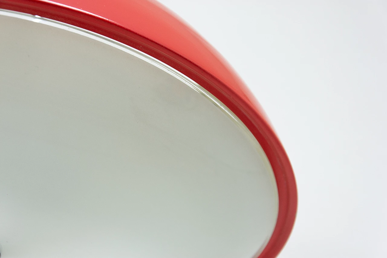Red Ufo chandelier by Josef Hurka for Napako, 1960s 9