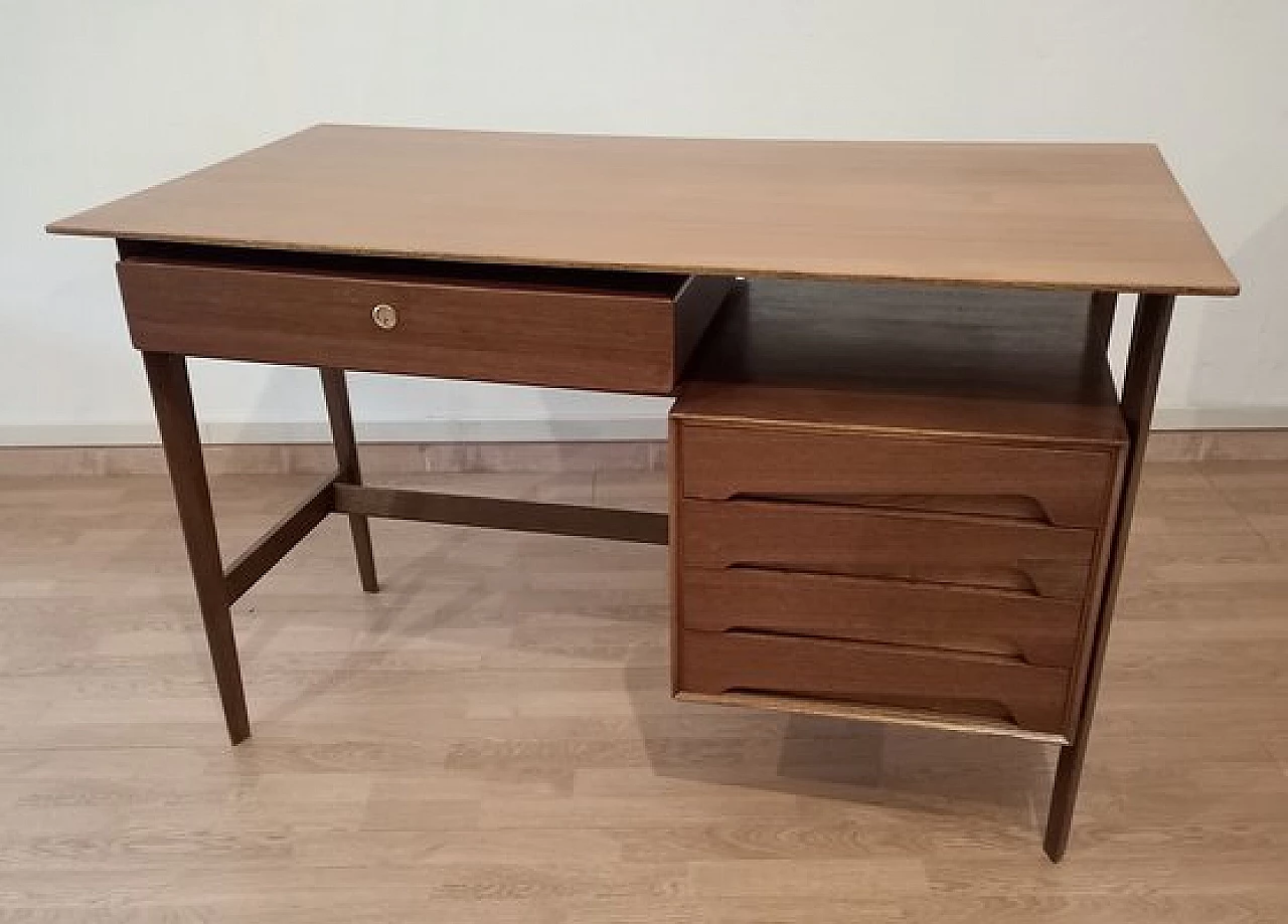 Credenza e scrivania di Edmondo Palutari per Dassi, anni '50 5