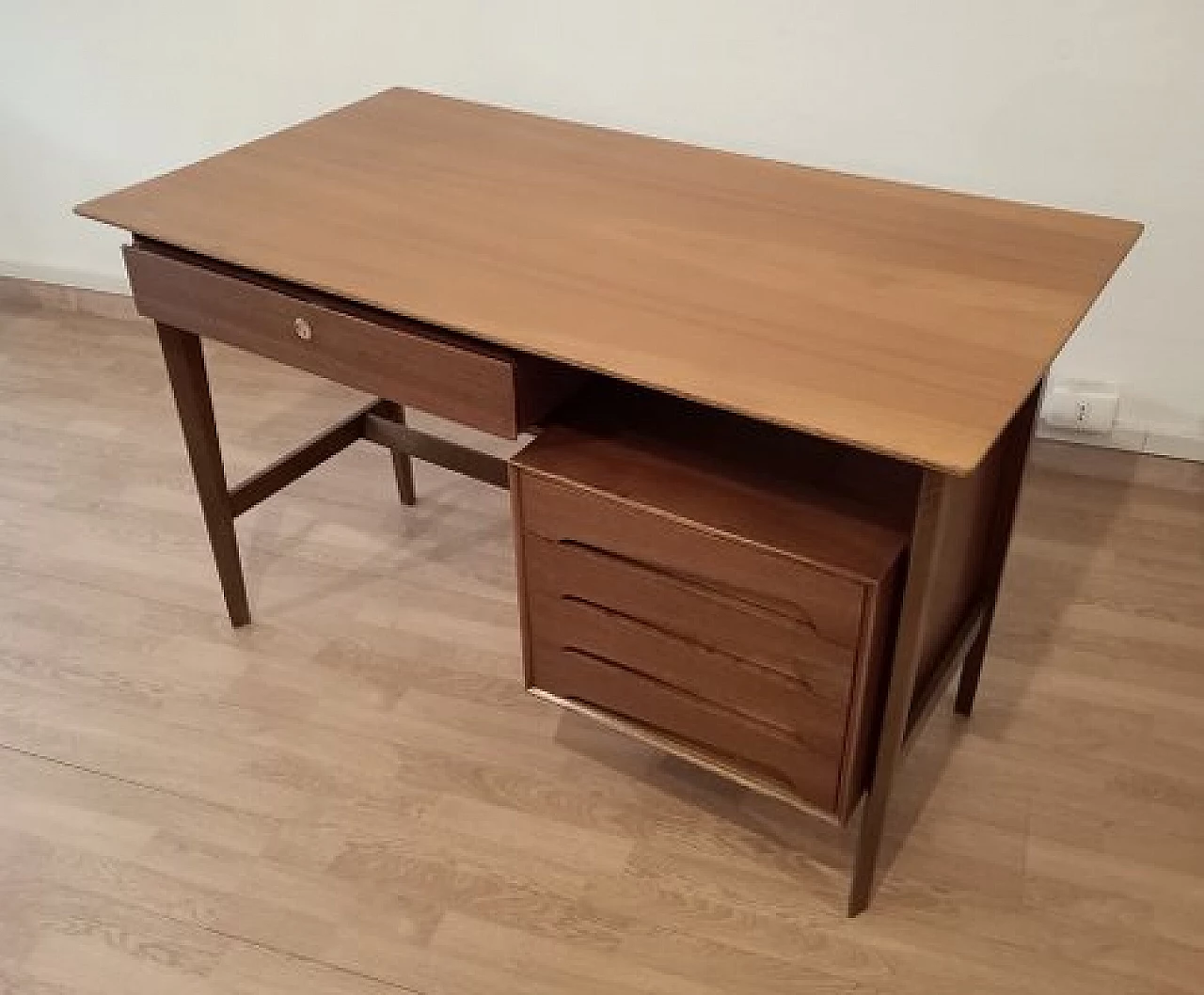 Credenza e scrivania di Edmondo Palutari per Dassi, anni '50 6