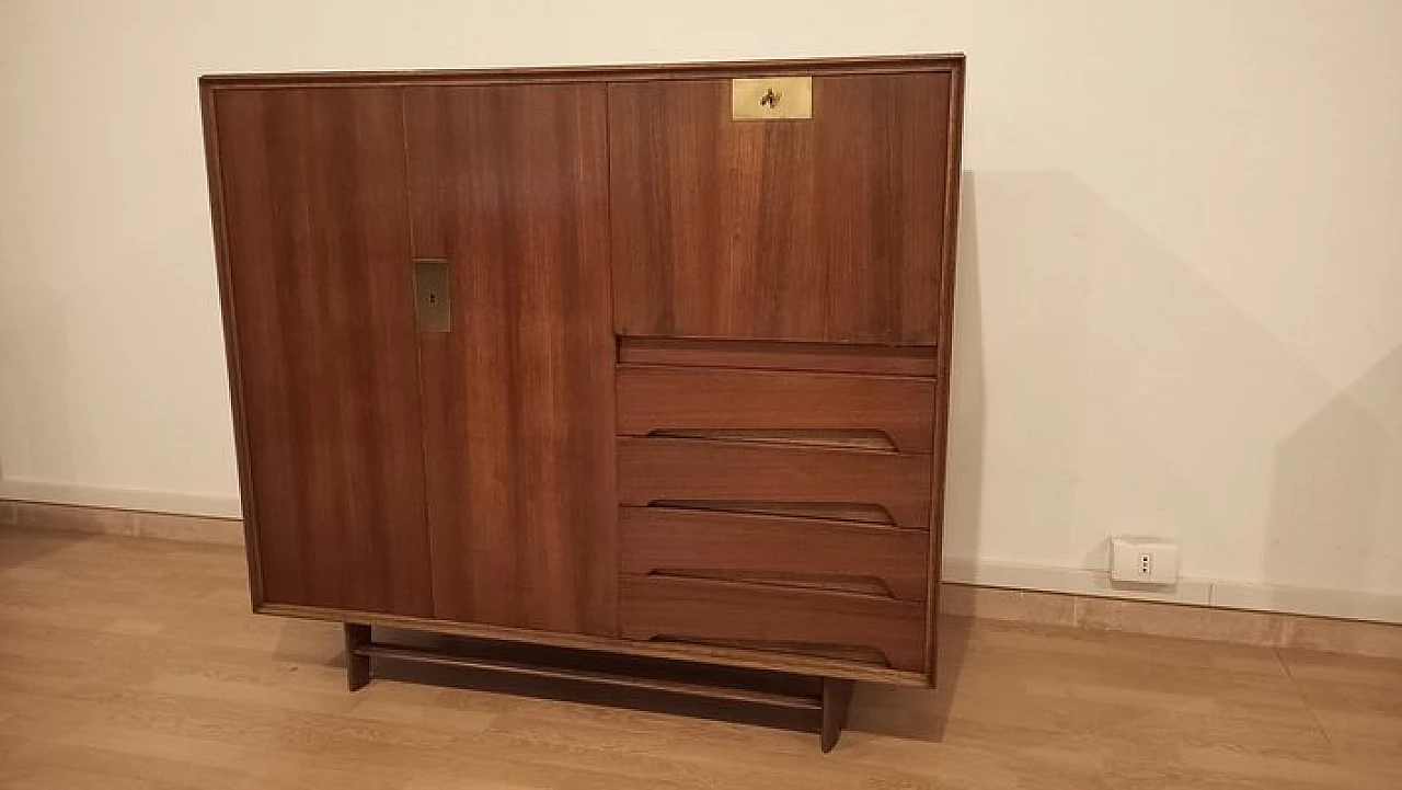 Credenza e scrivania di Edmondo Palutari per Dassi, anni '50 7