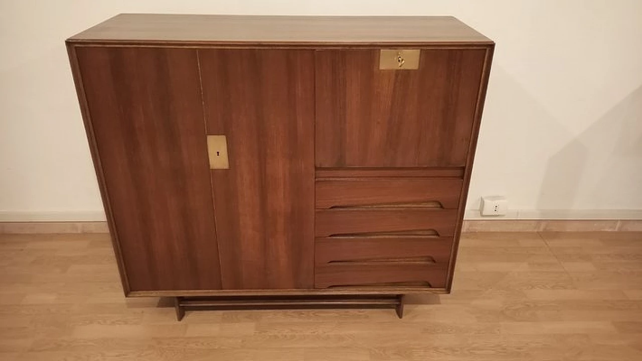 Credenza e scrivania di Edmondo Palutari per Dassi, anni '50 11