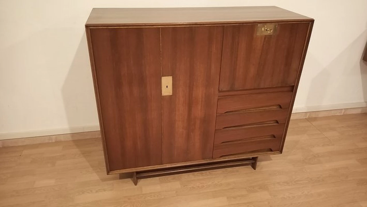 Credenza e scrivania di Edmondo Palutari per Dassi, anni '50 14