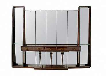 Console with mirrors by Guglielmo Ulrich for Ar.Ca, 1950s