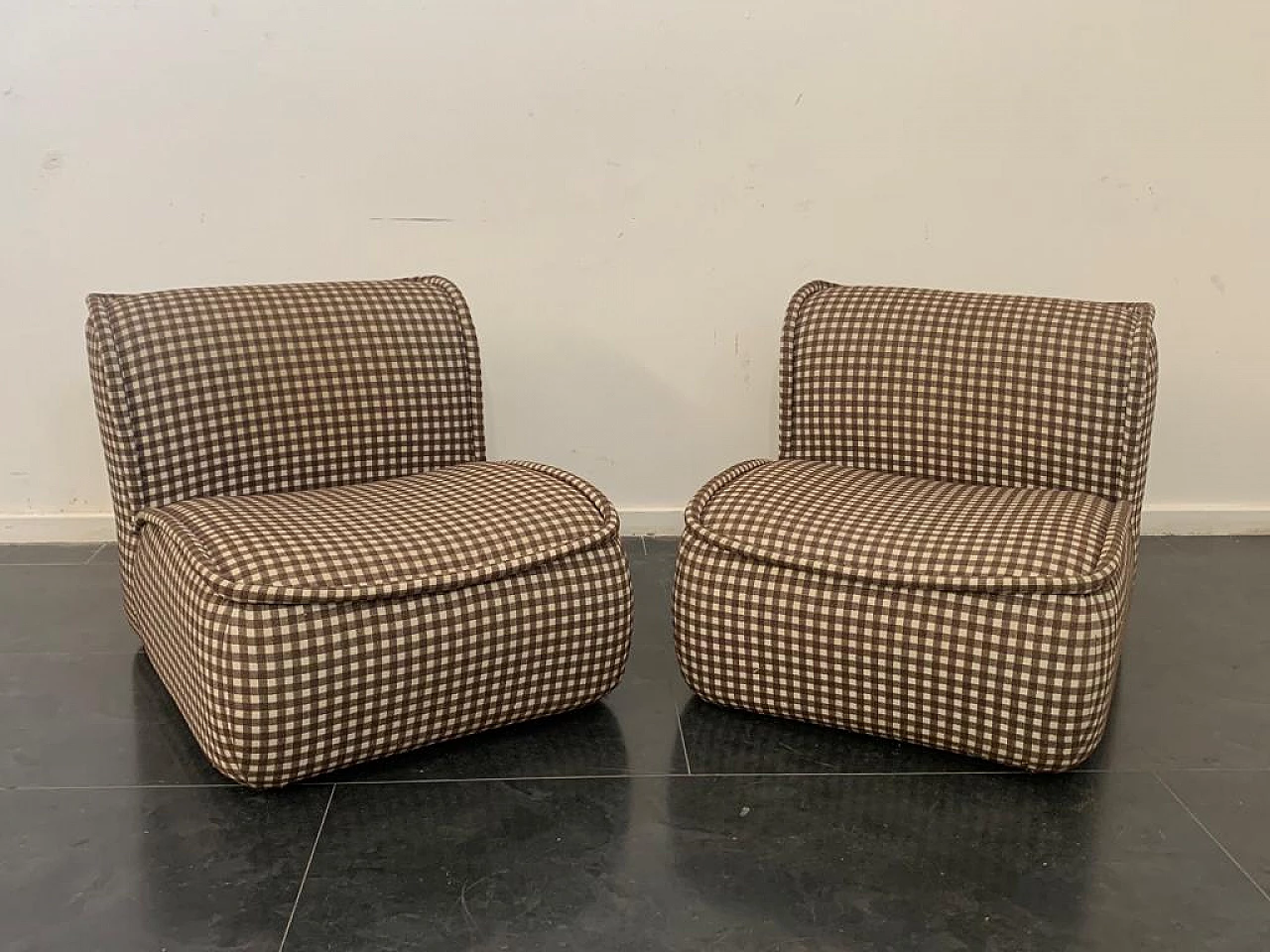 Pair of Calida armchairs by Giudici for Coim, 1970s 1