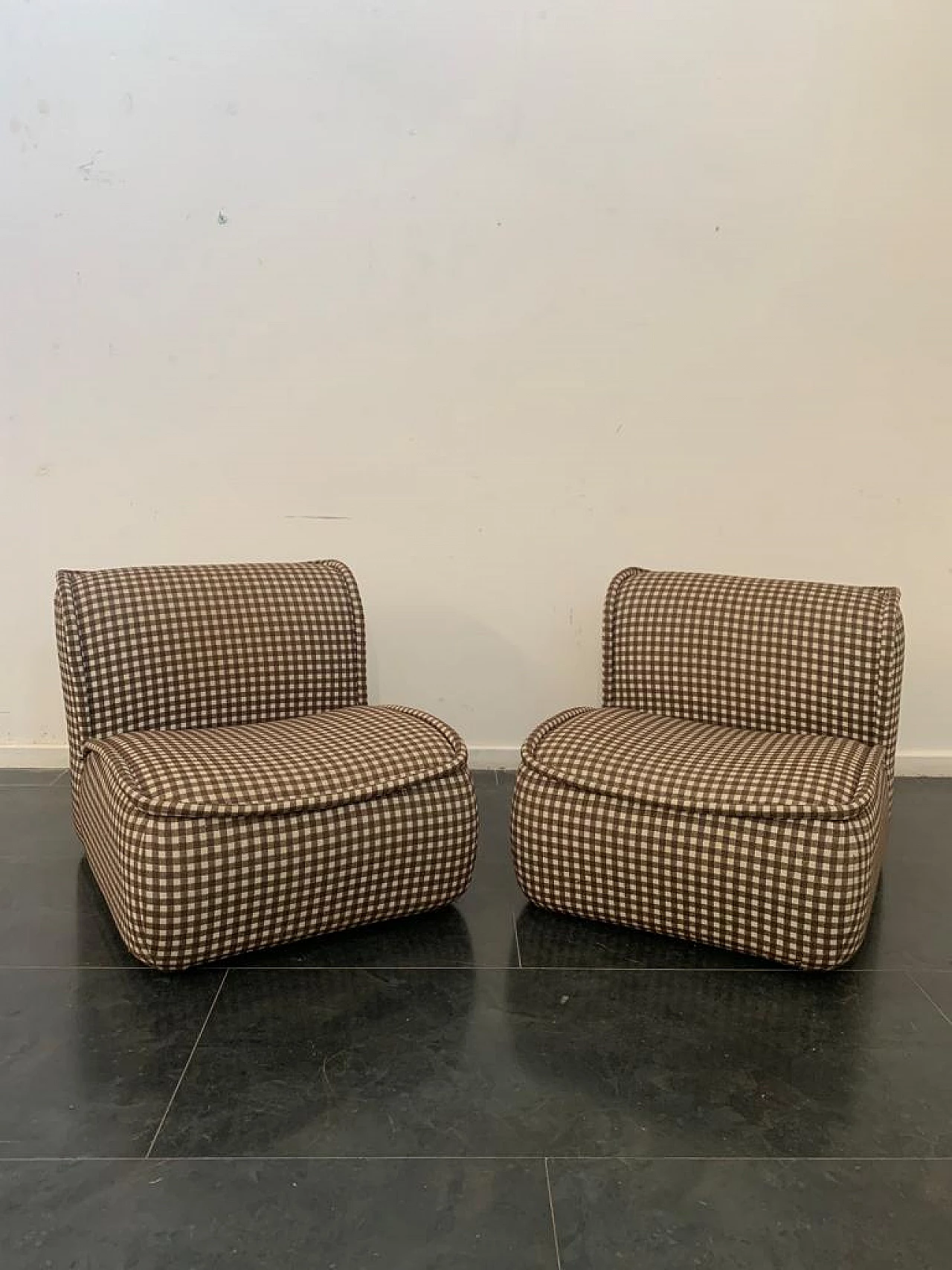 Pair of Calida armchairs by Giudici for Coim, 1970s 2