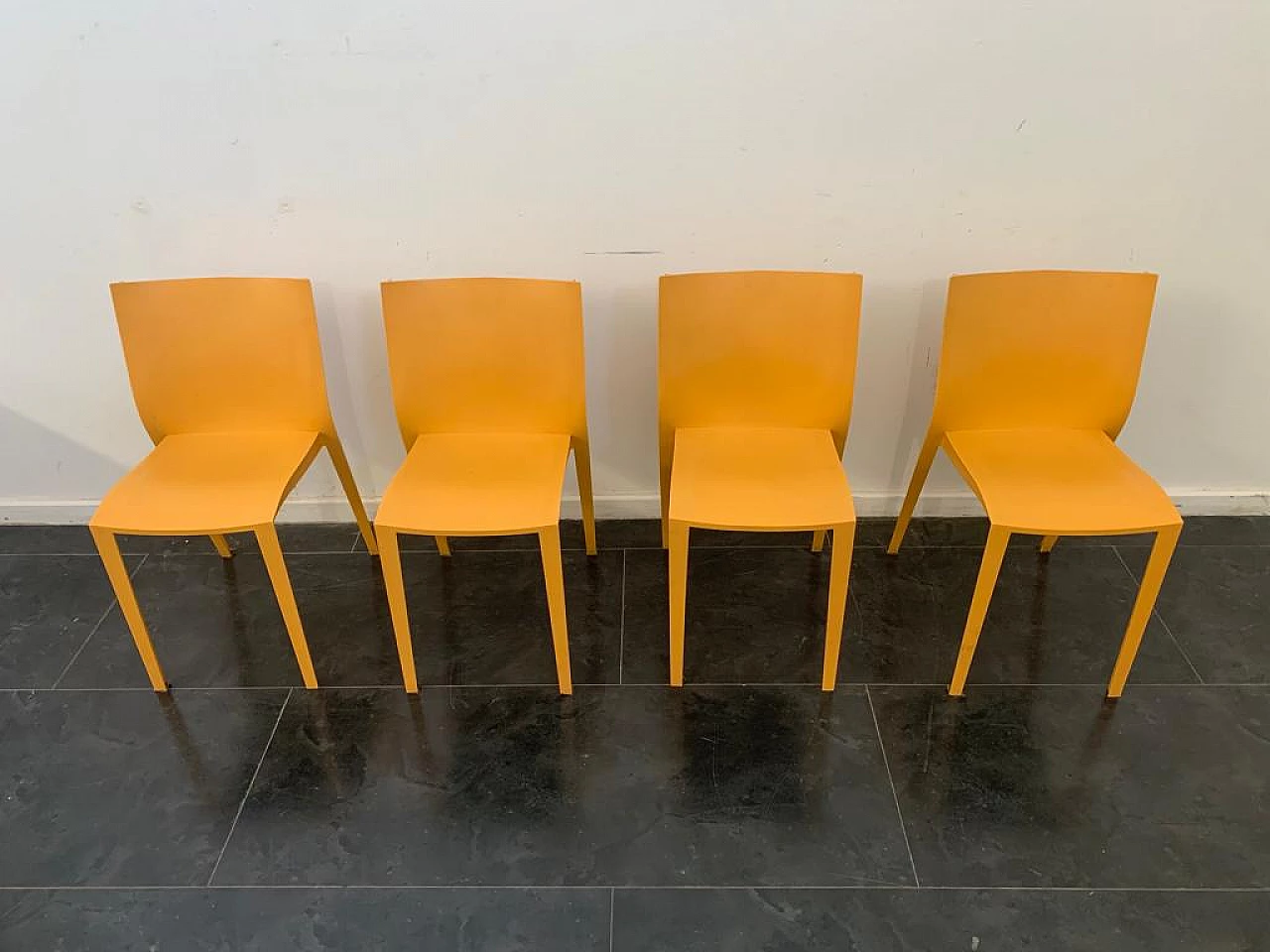 4 Slick chairs by Philippe Starck, 1990s 2