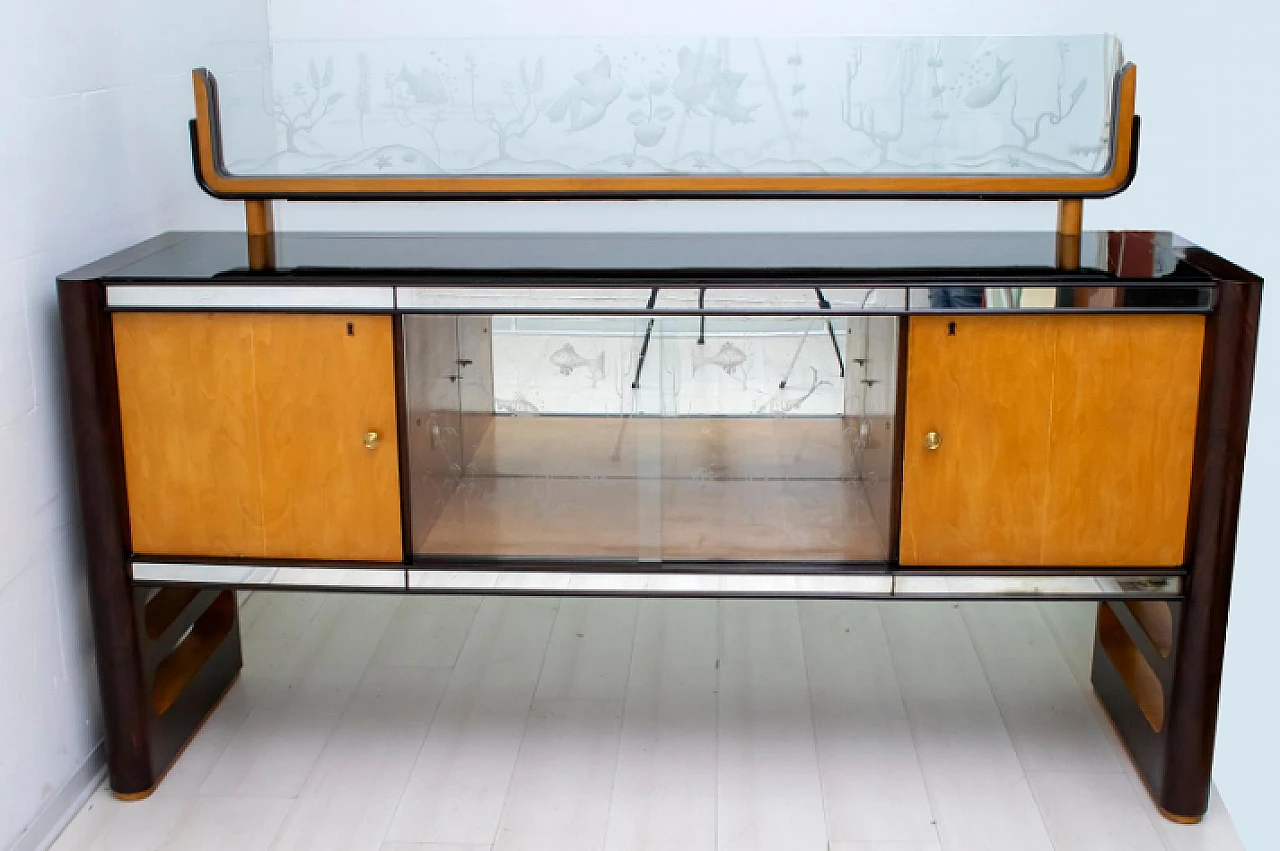 Credenza di Osvaldo Borsani per Arredamenti Borsani Varedo, anni '50 2