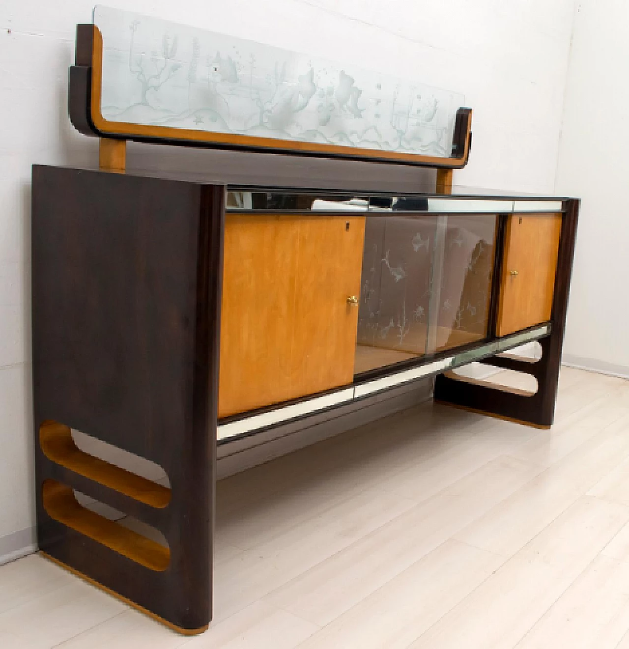 Credenza di Osvaldo Borsani per Arredamenti Borsani Varedo, anni '50 11