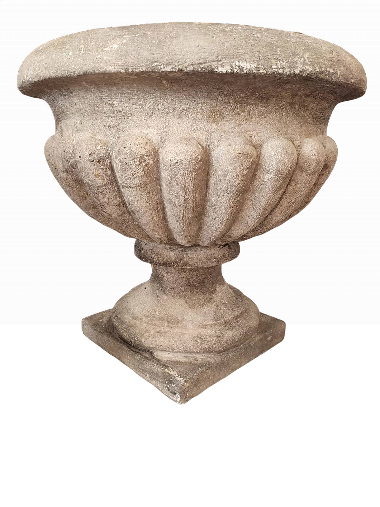 Vicenza stone vase, 19th century 4