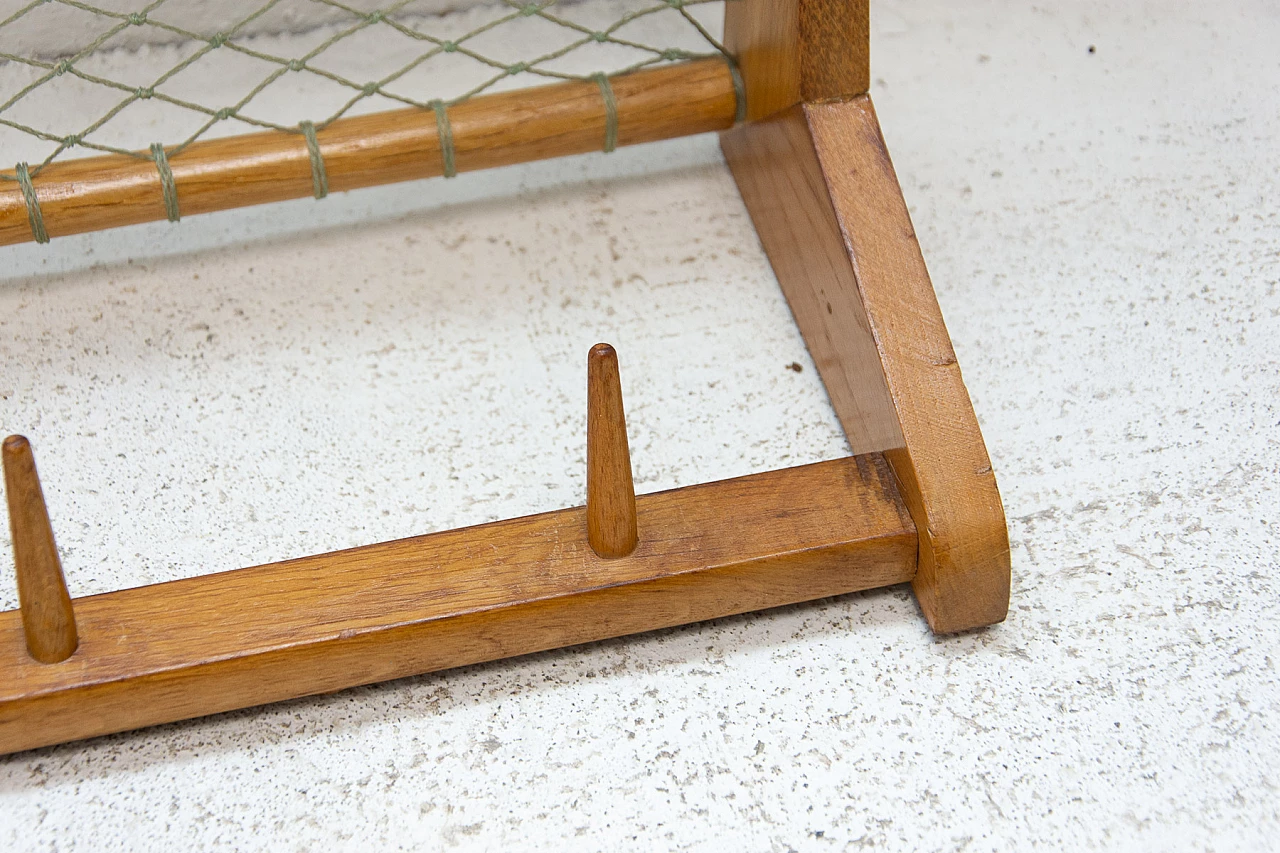 Appendiabiti da parete in faggio di Krásná Jizba, anni '60 9