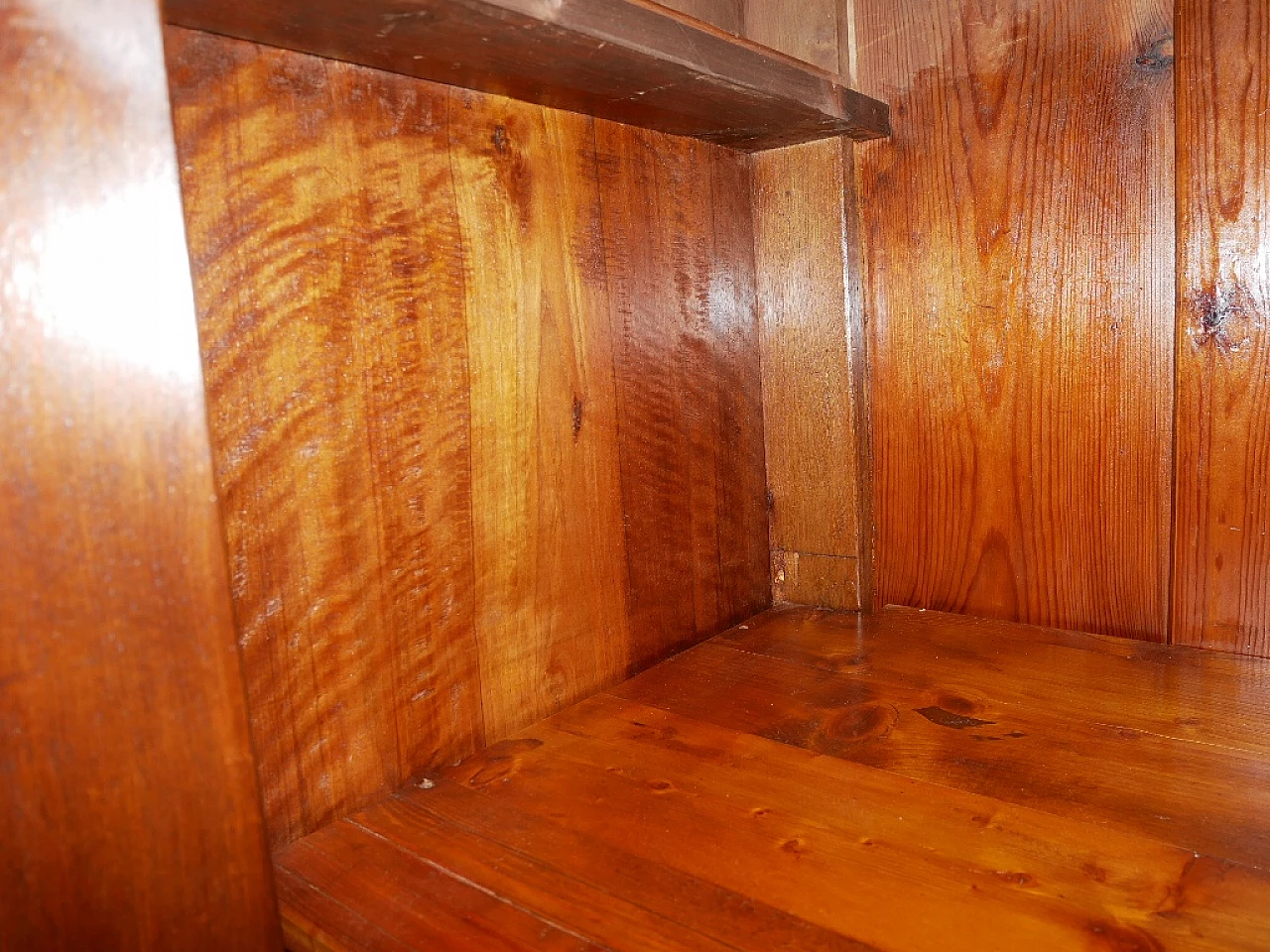 Solid walnut four-door sideboard, late 19th century 11