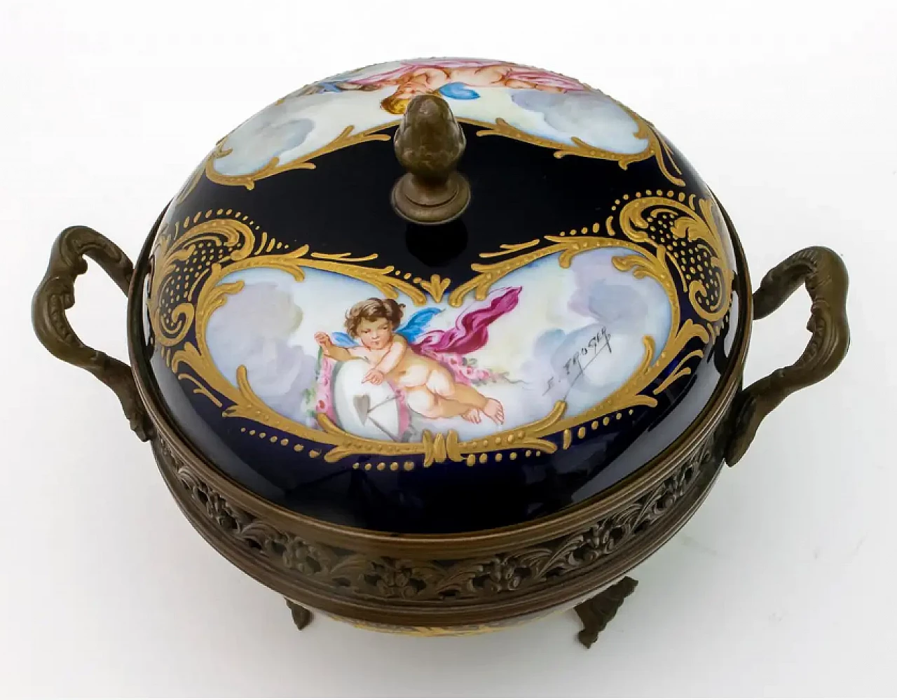 French porcelain potpourri by E. Froger for Sevres, 19th century 2