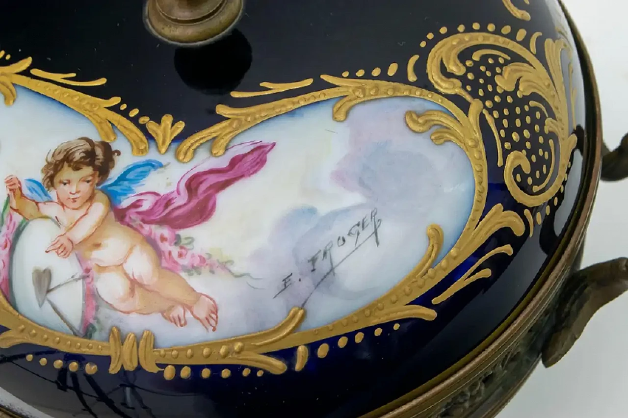 Potpourri in porcellana francese di E. Froger per Sevres, '800 3