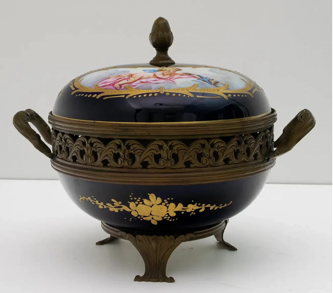 French porcelain potpourri by E. Froger for Sevres, 19th century 4